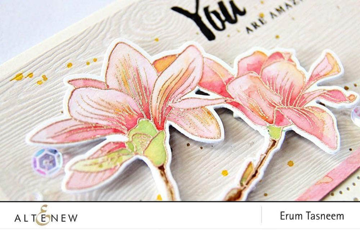 Embossing Powder Golden Peach Crisp Embossing Powder