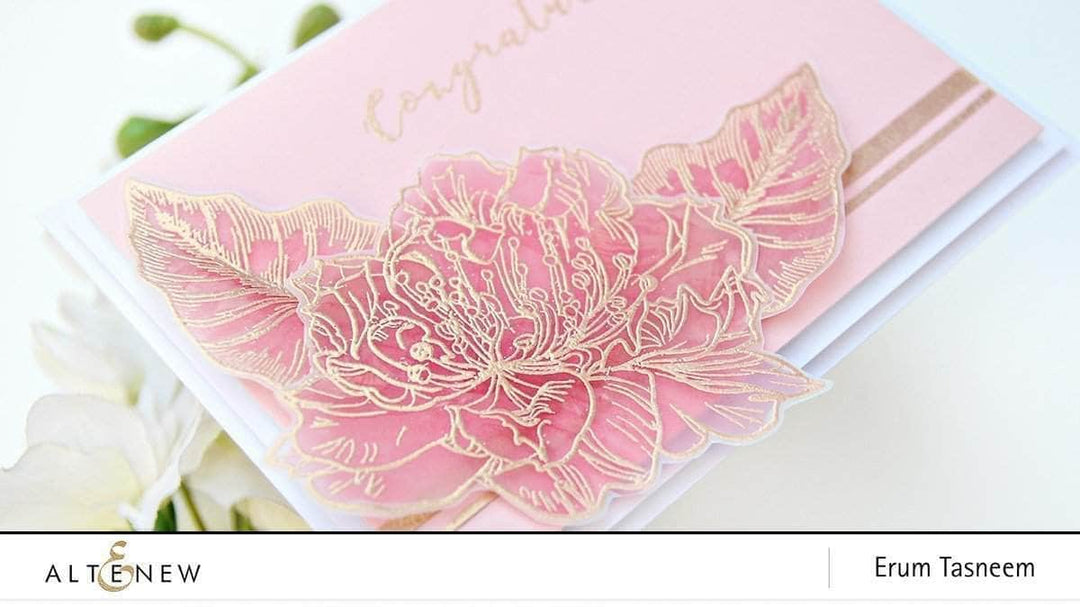 Embossing Powder Golden Peach Crisp Embossing Powder