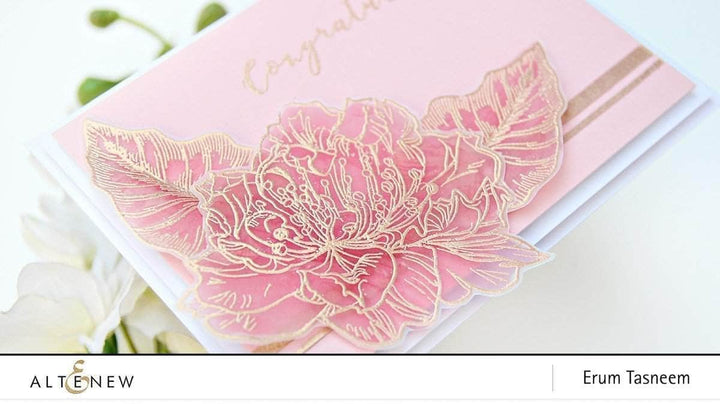 Embossing Powder Golden Peach Crisp Embossing Powder