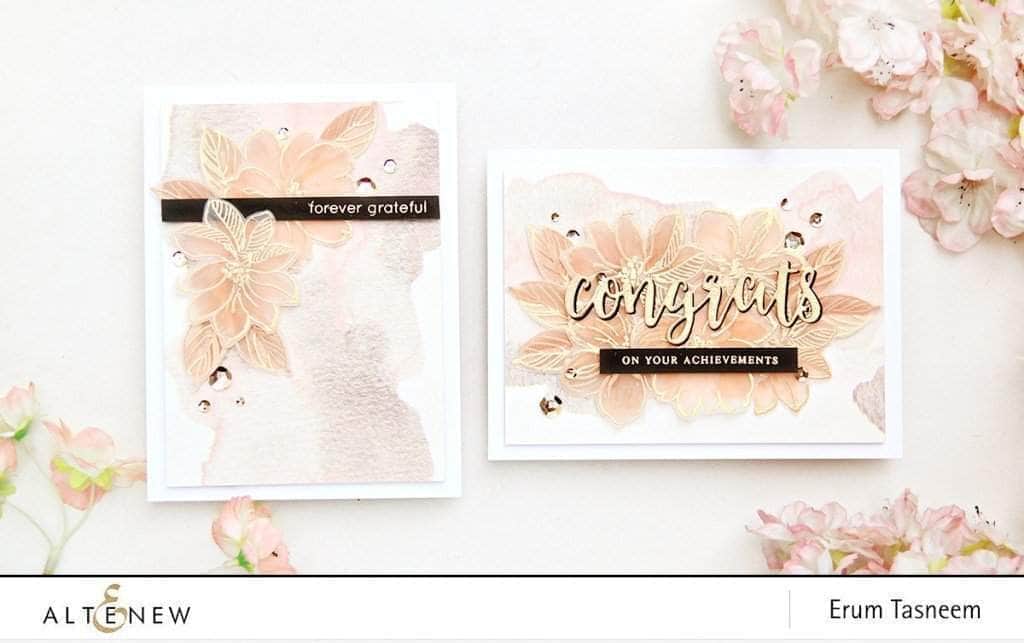 Embossing Powder Golden Peach Crisp Embossing Powder