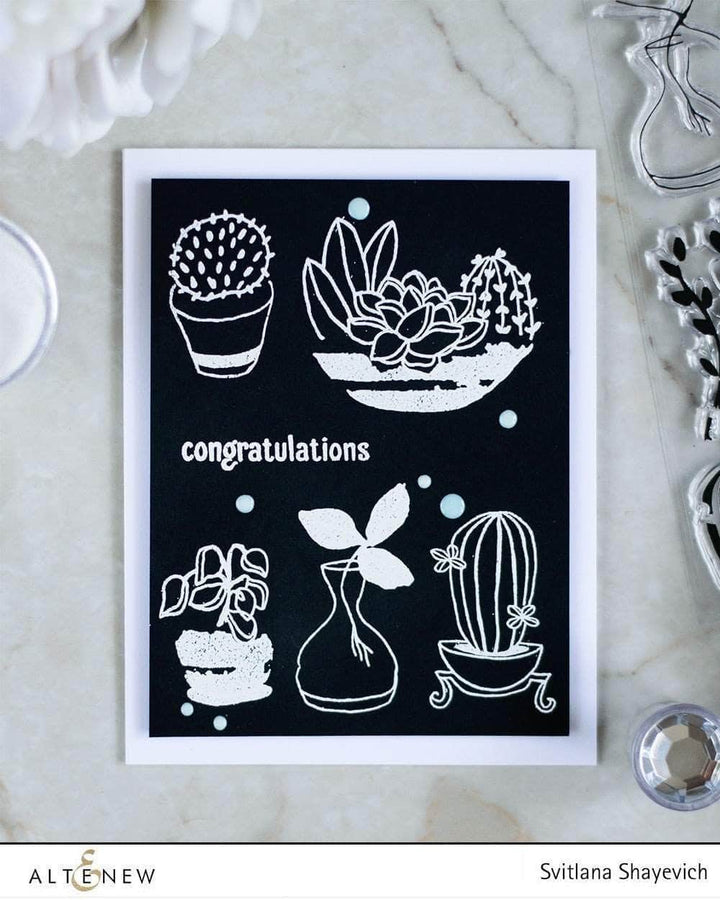 Embossing Powder Pure White Crisp Embossing Powder