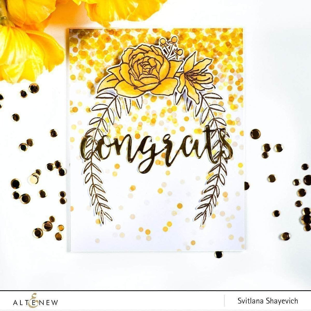 Embossing Powder Rose Gold Crisp Embossing Powder