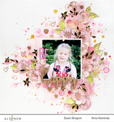 Embossing Powder Rose Gold Crisp Embossing Powder