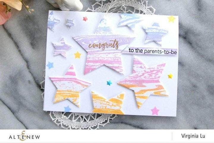 Embossing Powder Rose Gold Crisp Embossing Powder