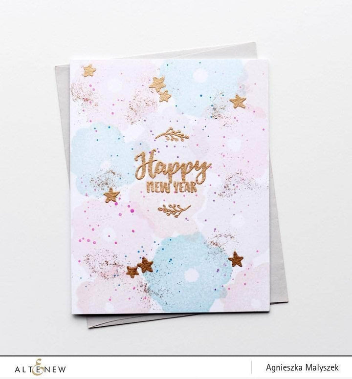 Embossing Powder Rose Gold Crisp Embossing Powder