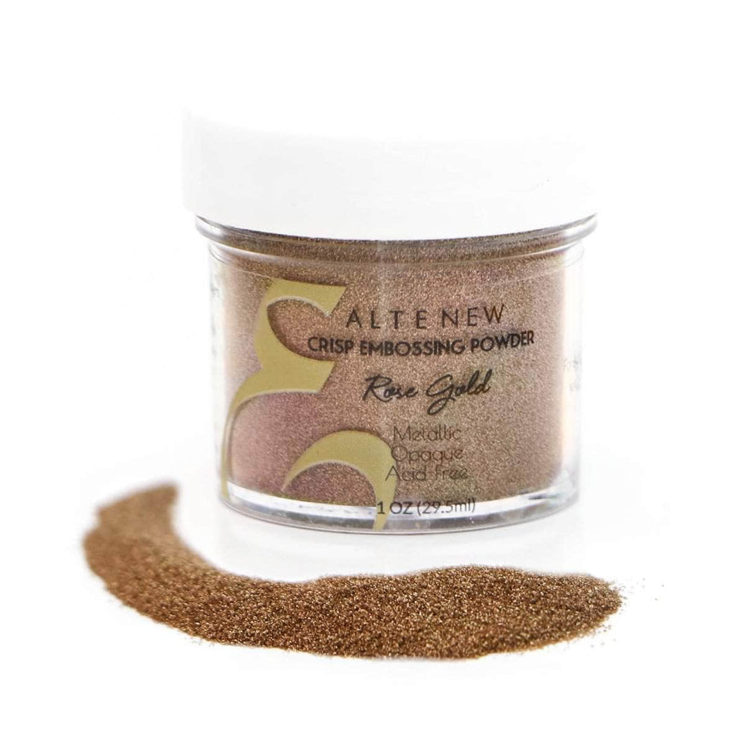 Embossing Powder Rose Gold Crisp Embossing Powder