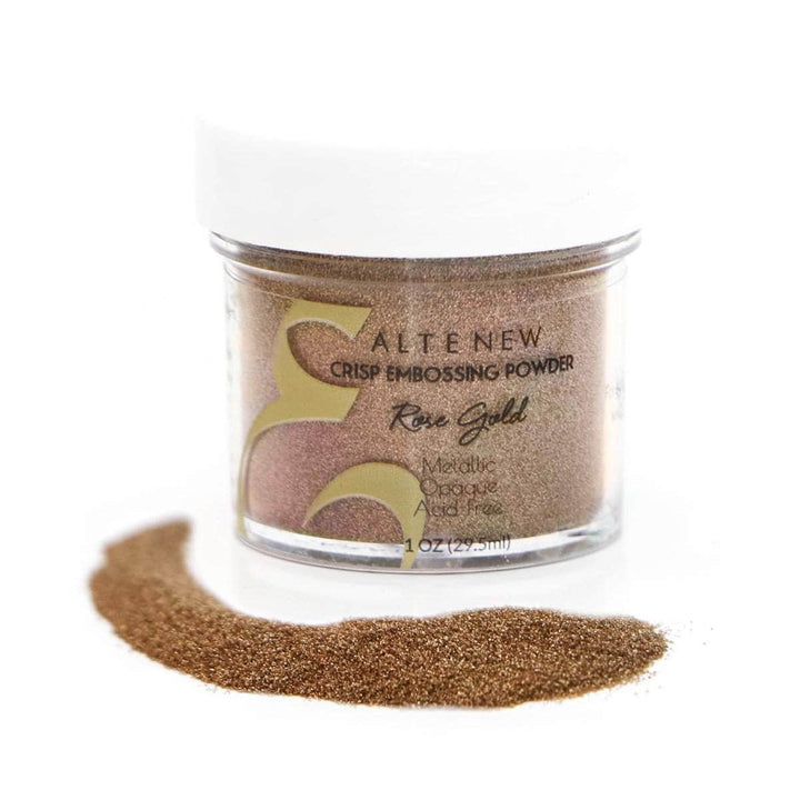 Embossing Powder Rose Gold Crisp Embossing Powder