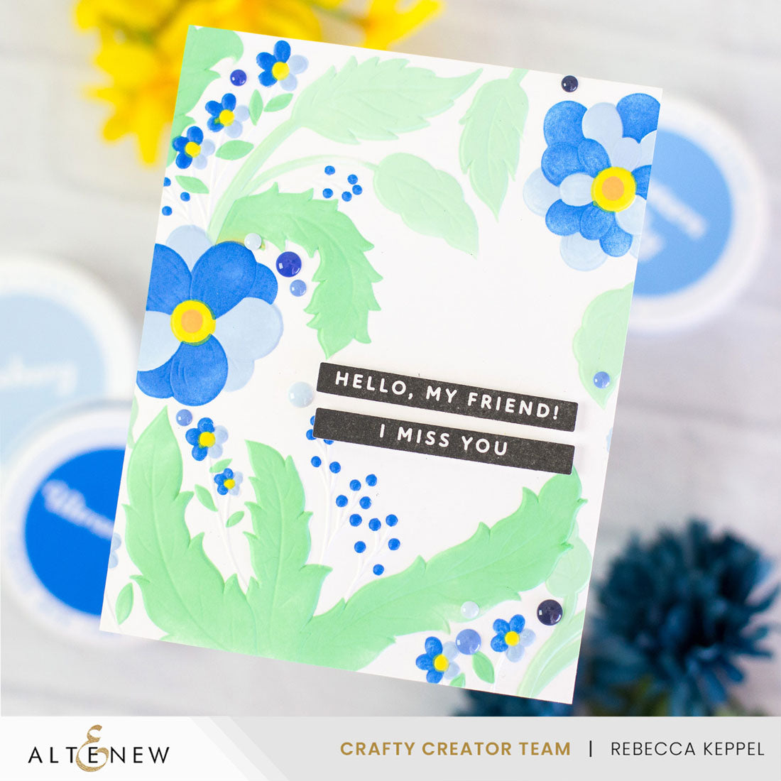 High Value Bundle Floral Layering Stamp & Ink Essentials Set