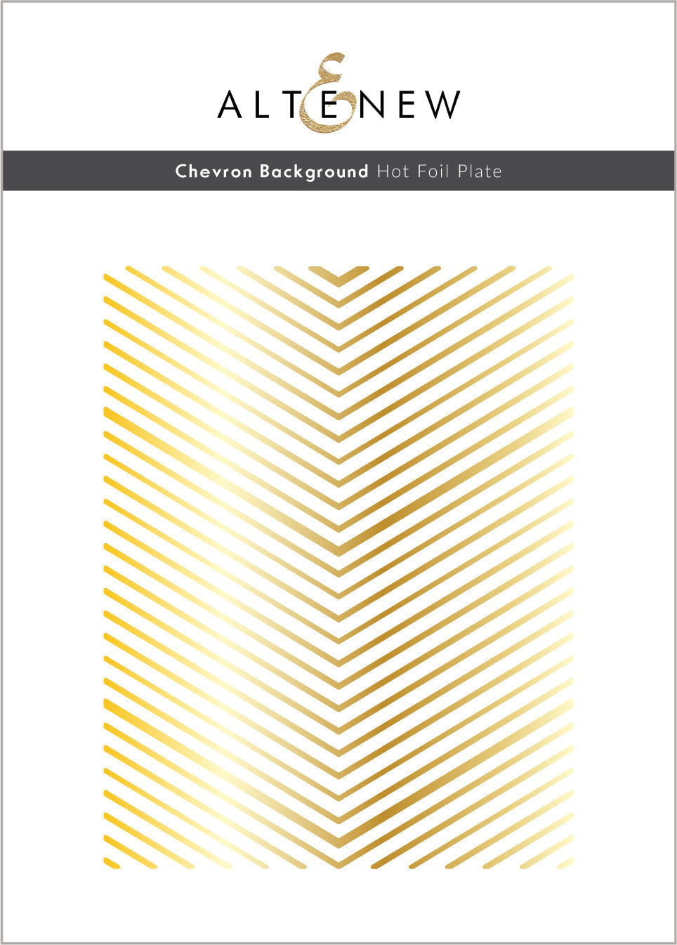 Hot Foil Plate Chevron Background Hot Foil Plate