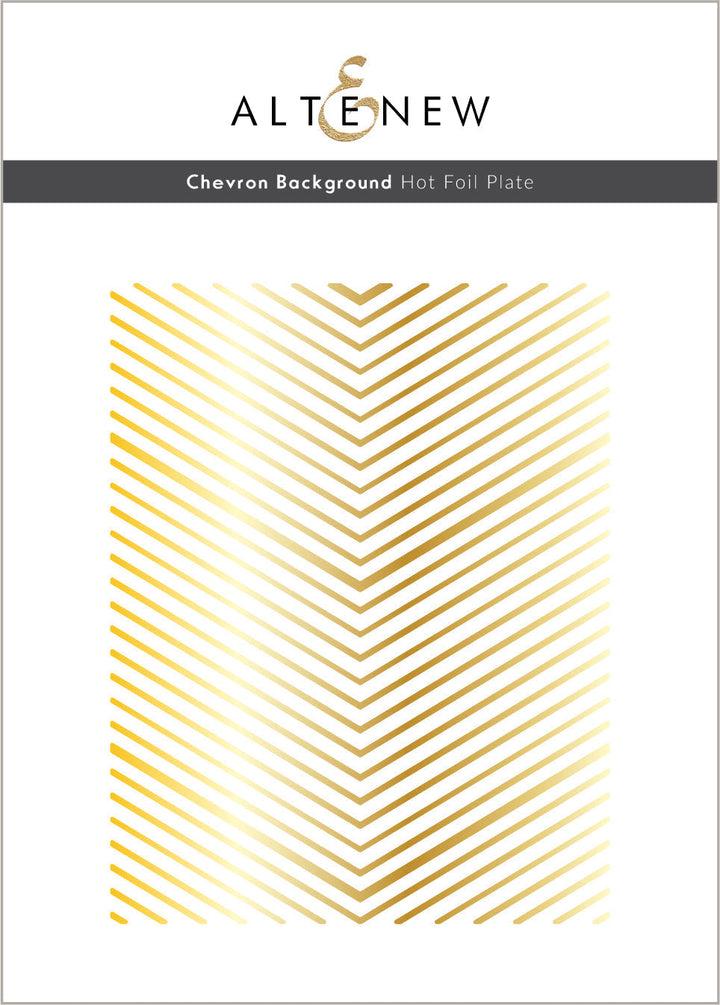 Hot Foil Plate Chevron Background Hot Foil Plate