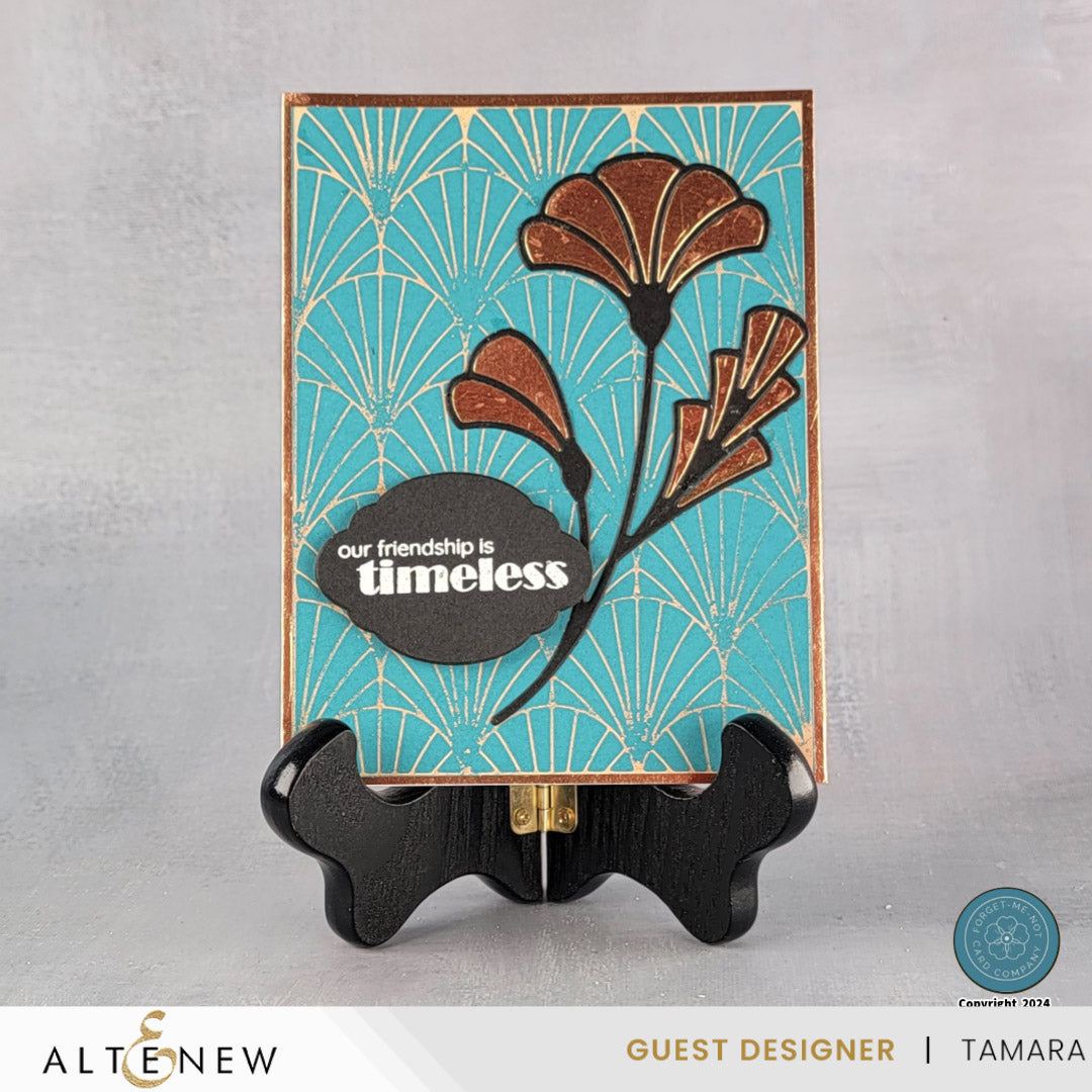 Hot Foil Plate Deco Fan Hot Foil Plate