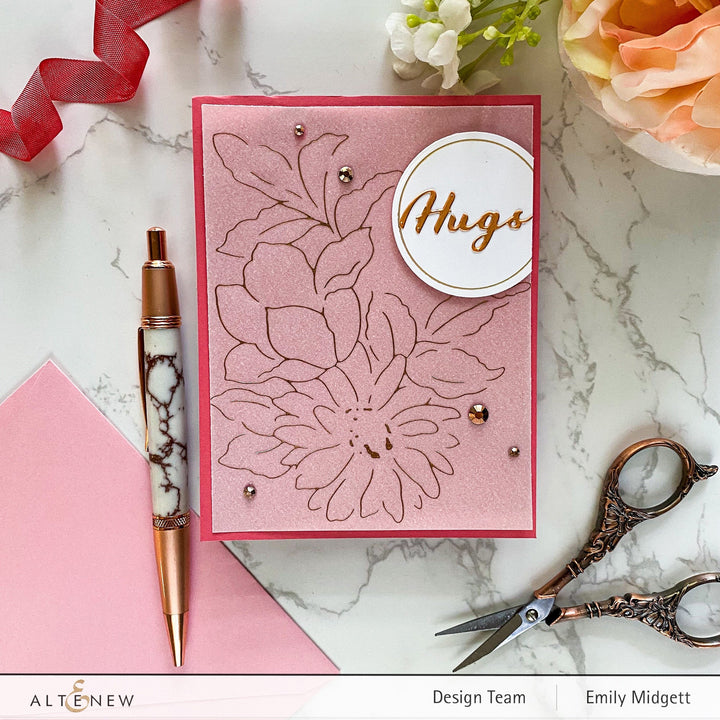 Hot Foil Plate & Die Bundle Fine Rings: Circles