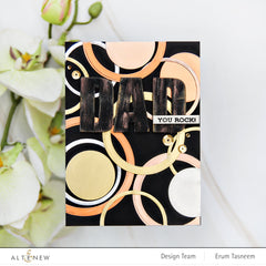 Hot Foil Plate & Die Bundle Fine Rings: Circles