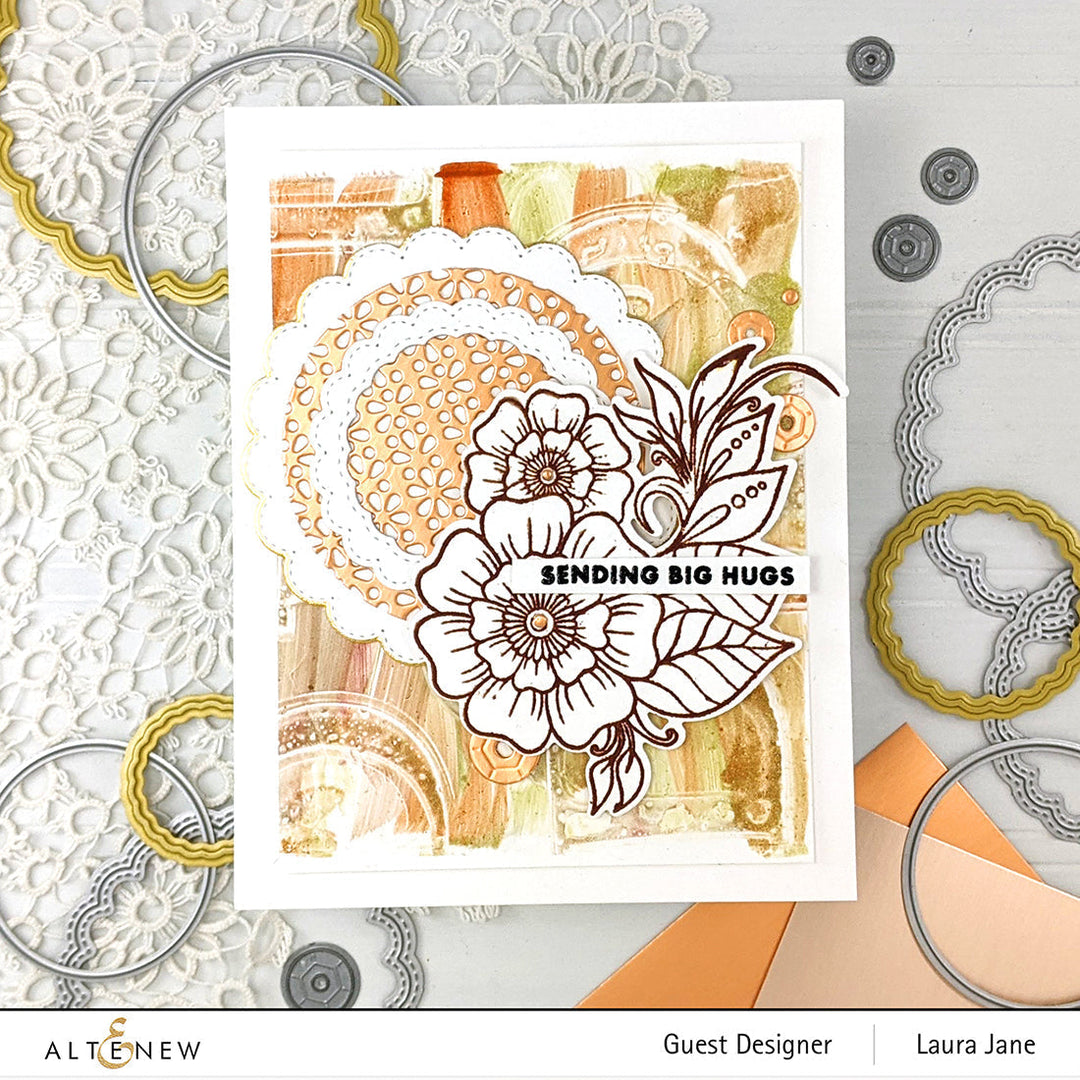 Hot Foil Plate & Die Bundle Fine Rings: Circles