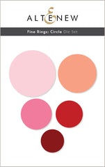 Hot Foil Plate & Die Bundle Fine Rings: Circles
