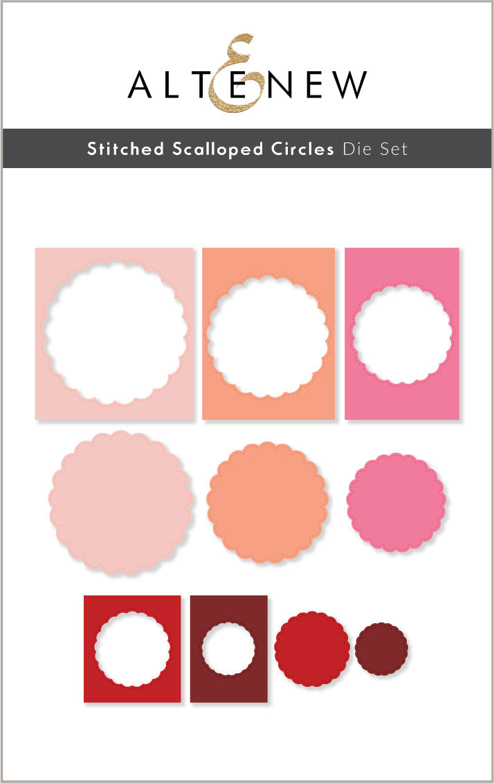 Hot Foil Plate & Die Bundle Scalloped Circles & Stitched Scalloped Circles