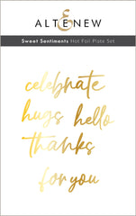 Hot Foil Plate & Die Bundle Sweet Sentiments