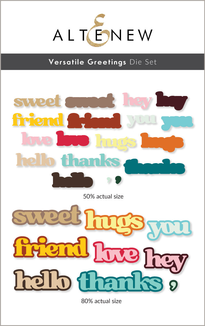 Hot Foil Plate & Die Bundle Versatile Greetings