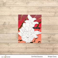 Hot Foil Plate Exquisite Marble Hot Foil Plate