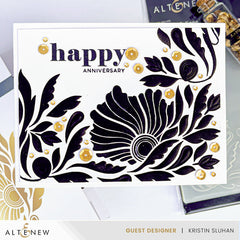 Hot Foil Plate Fanning Foliage Hot Foil Plate