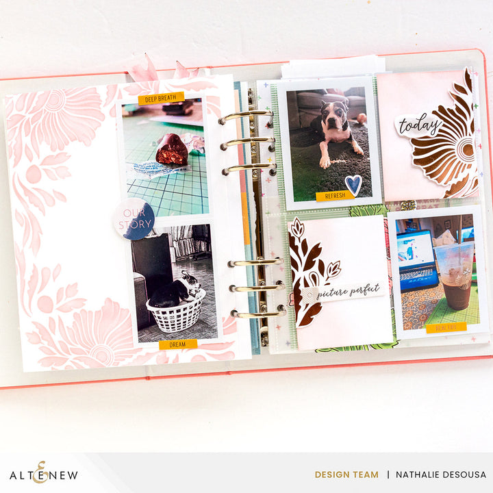 Hot Foil Plate Fanning Foliage Hot Foil Plate