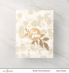 Hot Foil Plate Modern Rainbow Border Hot Foil Plate