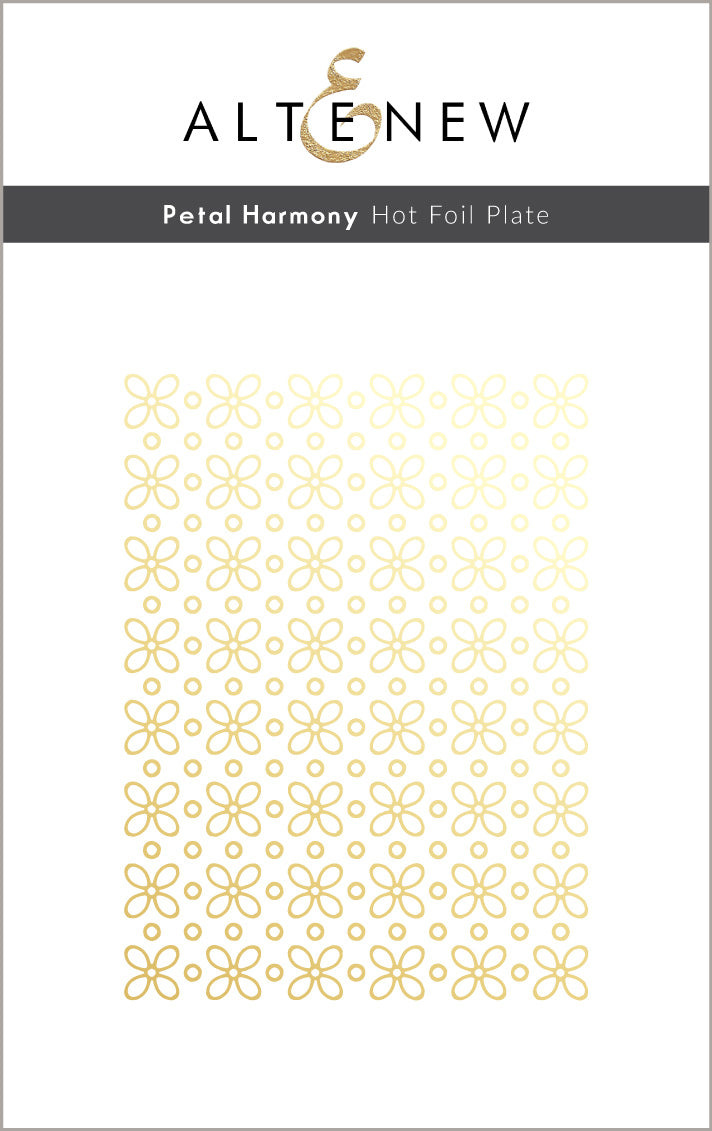 Hot Foil Plate Petal Harmony Hot Foil Plate