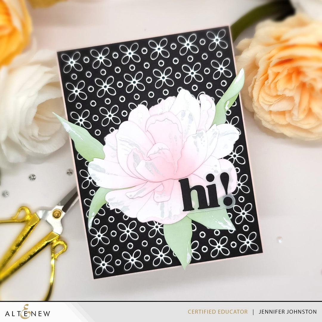 Hot Foil Plate Petal Harmony Hot Foil Plate