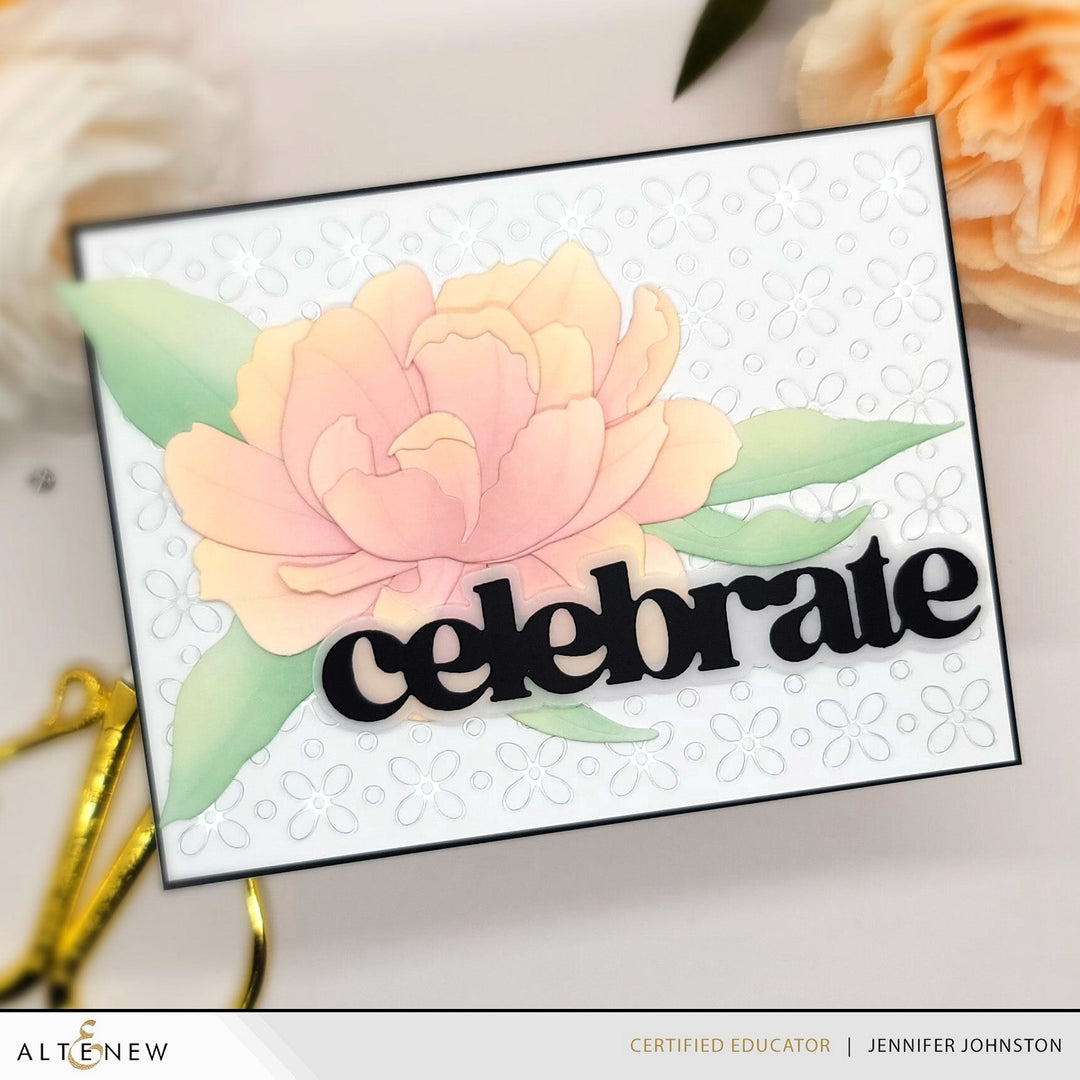 Hot Foil Plate Petal Harmony Hot Foil Plate