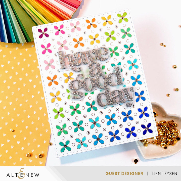 Hot Foil Plate Petal Harmony Hot Foil Plate