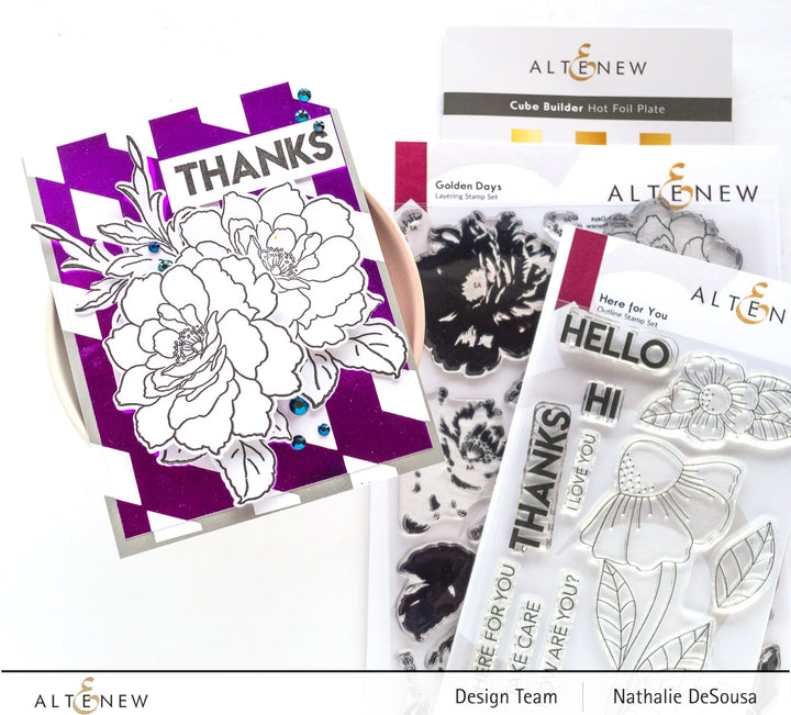 Hot Foil Plate & Stencil Bundle Cube Builder