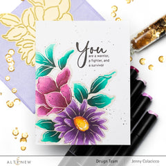 Hot Foil Plate & Stencil Bundle Delightful Flowers