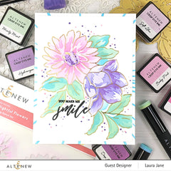 Hot Foil Plate & Stencil Bundle Delightful Flowers