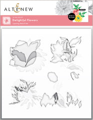 Hot Foil Plate & Stencil Bundle Delightful Flowers