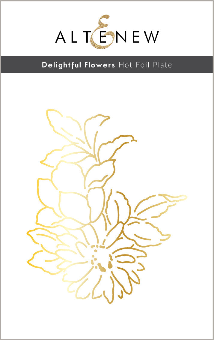 Hot Foil Plate & Stencil Bundle Delightful Flowers