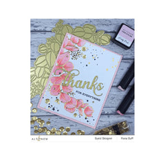 Hot Foil Plate & Stencil Bundle Eucalyptus Wreath