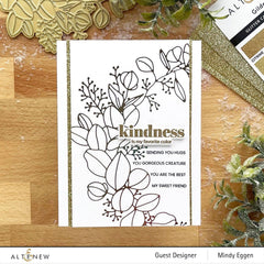 Hot Foil Plate & Stencil Bundle Eucalyptus Wreath