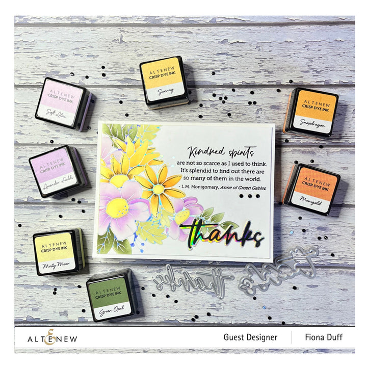 Hot Foil Plate & Stencil Bundle Flowery Bouquet