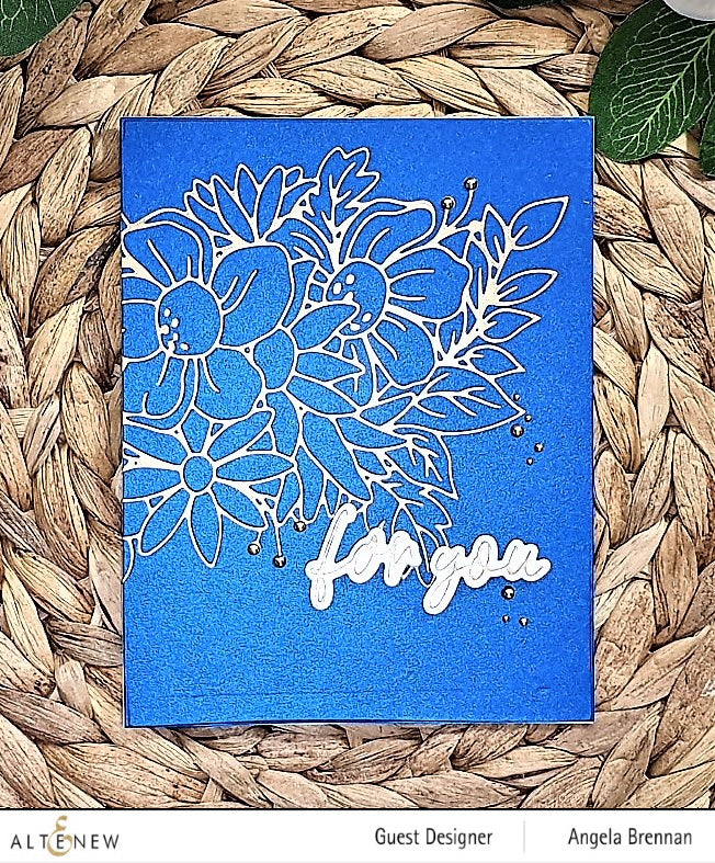 Hot Foil Plate & Stencil Bundle Flowery Bouquet