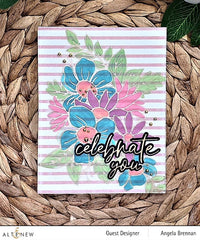 Hot Foil Plate & Stencil Bundle Flowery Bouquet