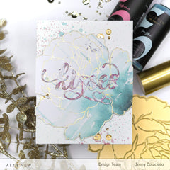 Hot Foil Plate & Stencil Bundle Gilded Rose