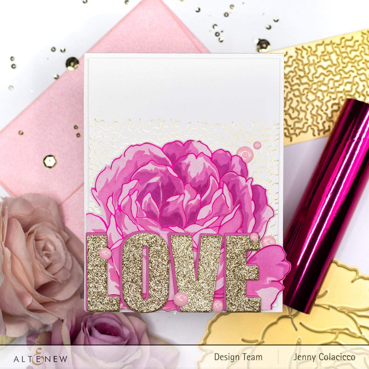 Hot Foil Plate & Stencil Bundle Gilded Rose