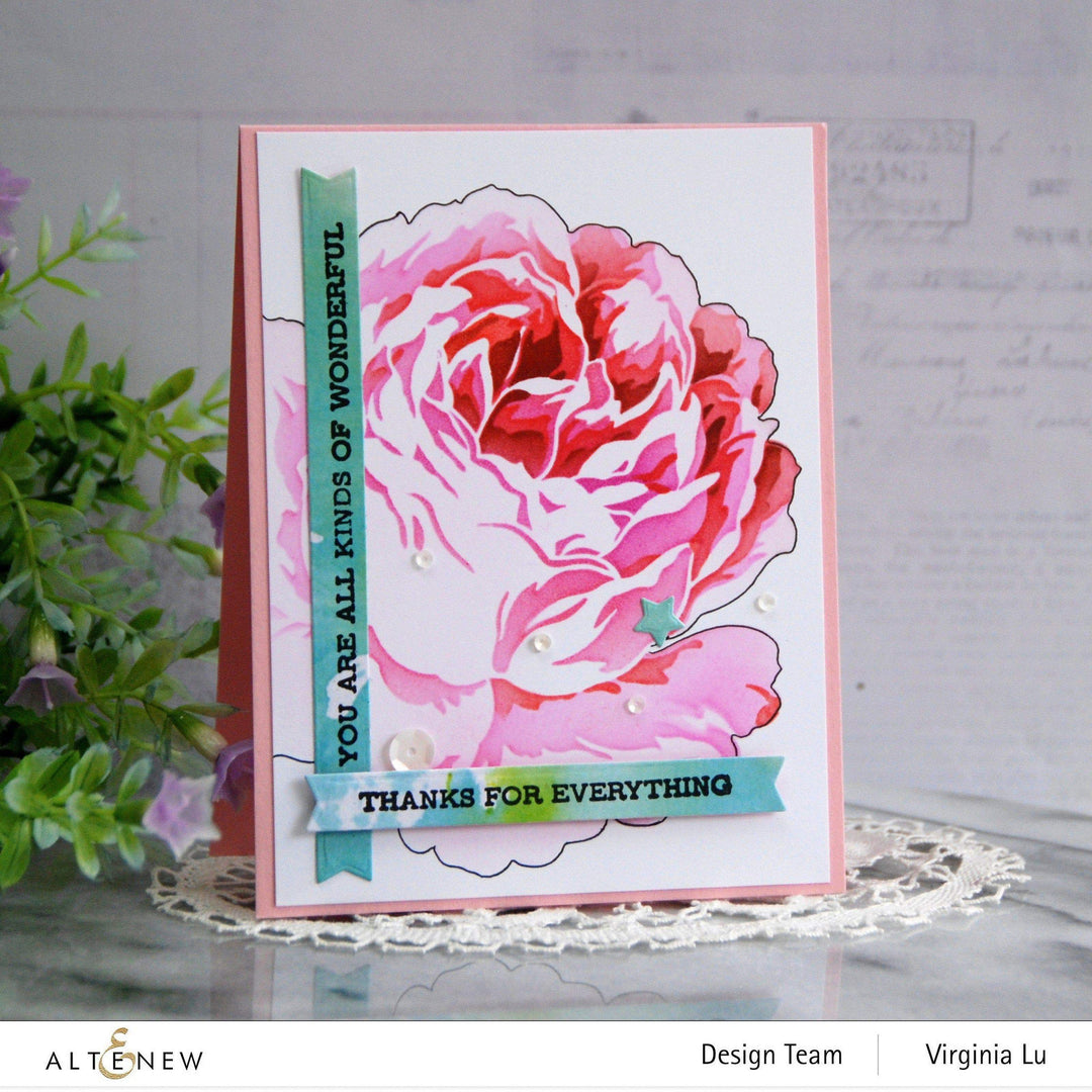 Hot Foil Plate & Stencil Bundle Gilded Rose