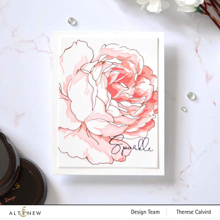 Hot Foil Plate & Stencil Bundle Gilded Rose