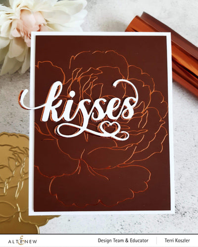 Hot Foil Plate & Stencil Bundle Gilded Rose