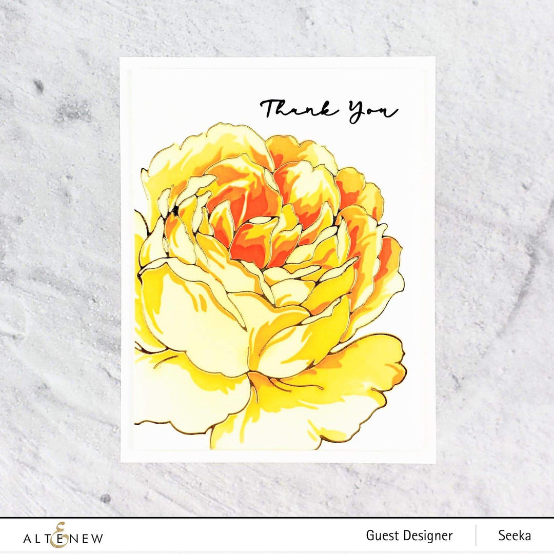 Hot Foil Plate & Stencil Bundle Gilded Rose