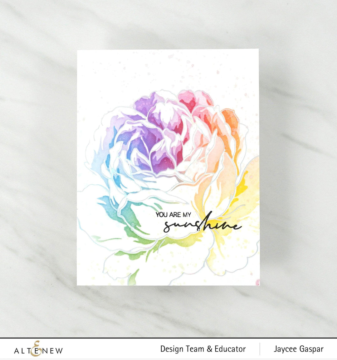 Hot Foil Plate & Stencil Bundle Gilded Rose