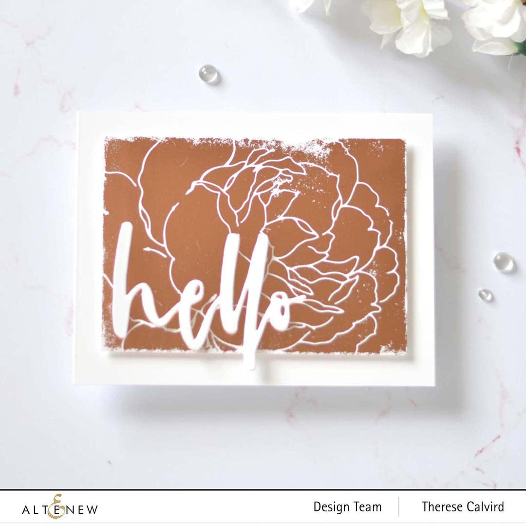 Hot Foil Plate & Stencil Bundle Gilded Rose