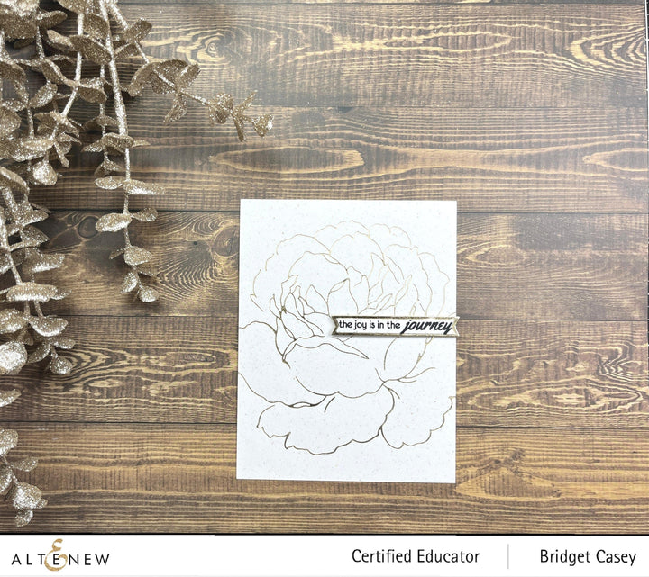 Hot Foil Plate & Stencil Bundle Gilded Rose