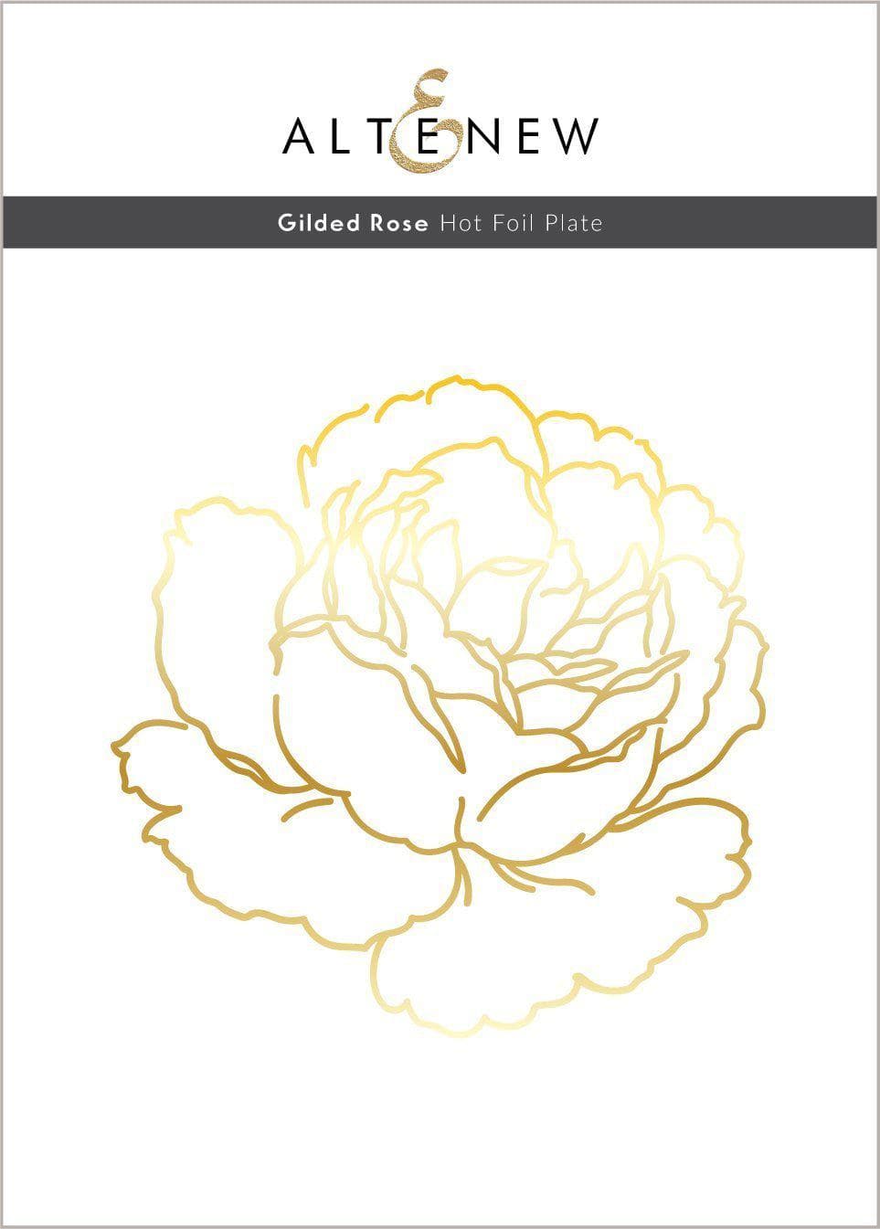 Hot Foil Plate & Stencil Bundle Gilded Rose
